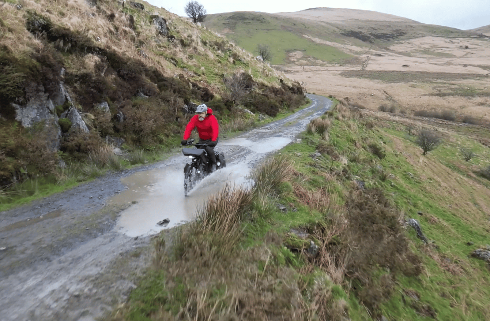 Riding in wet weather conditions