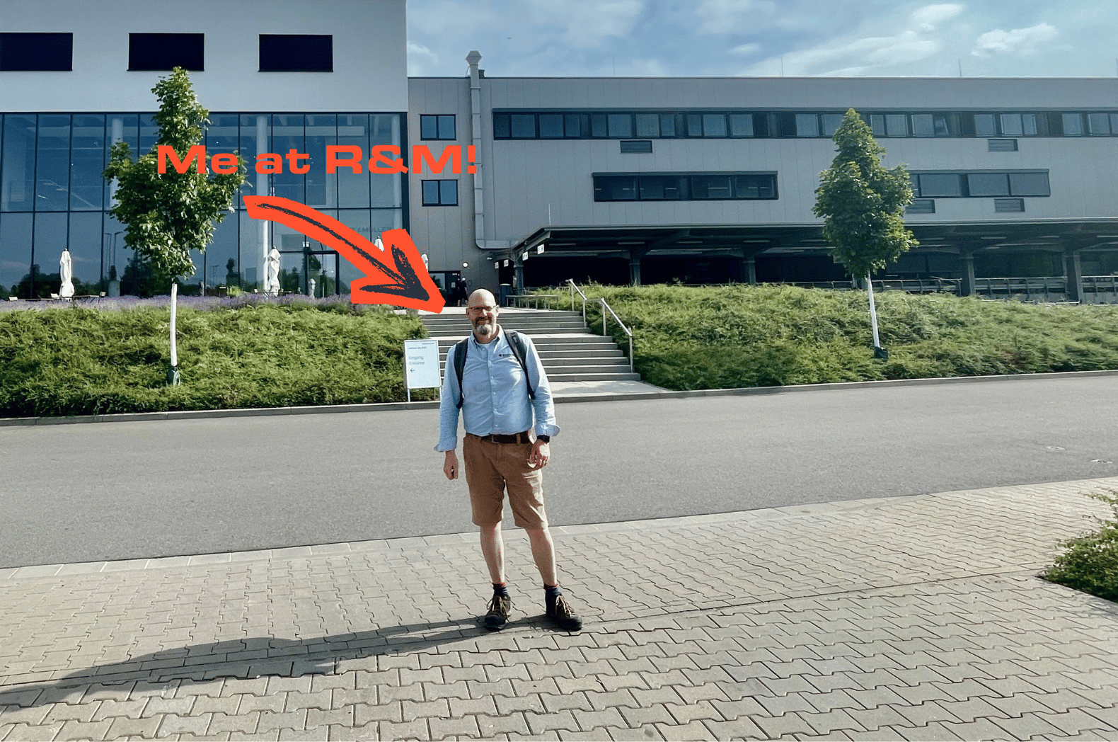 Dan visiting the Riese & Müller factory in Germany