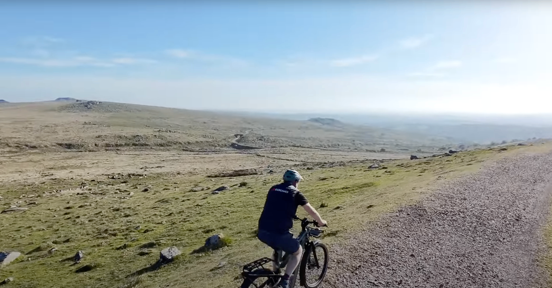 Riding an e-bike across Dartmoor
