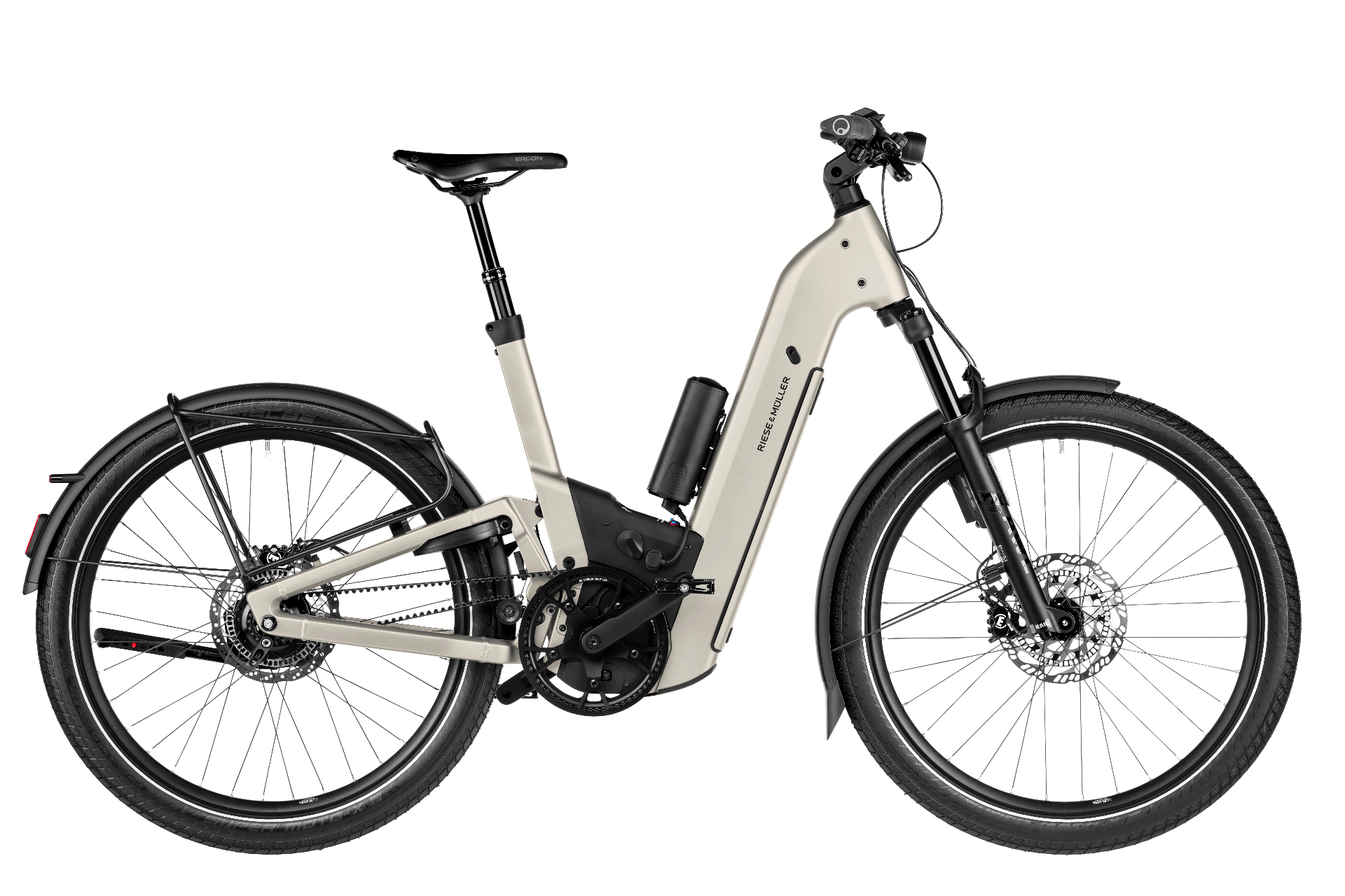 Riese & Müller Homage5 GT Rohloff in warm silver finish