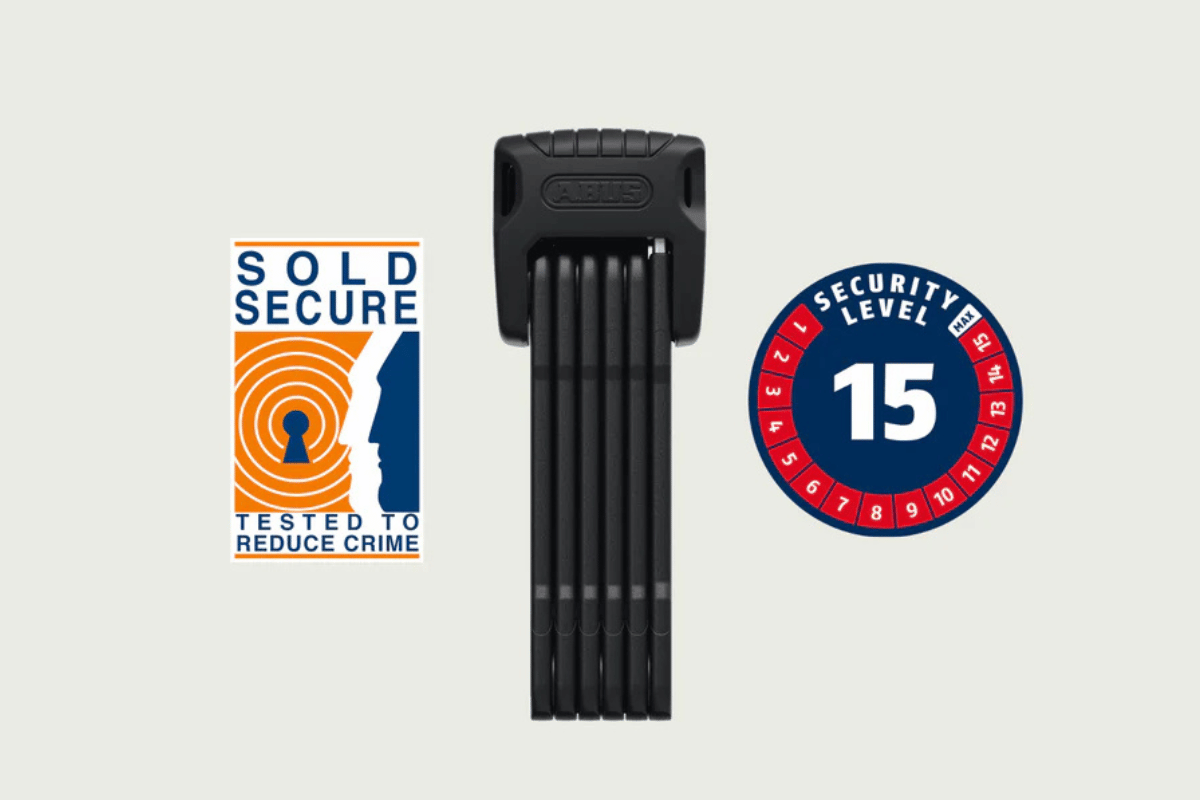ABUS Bordo folding lock with Sold Secure Gold rating